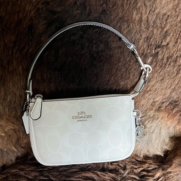 Coach White And Off White Mini Nolita - Picture 1 of 8